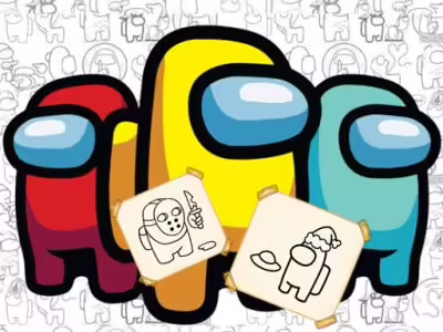 Coloring Games Among Us