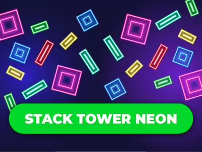 Stack Tower Neon Keep Blocks Balance